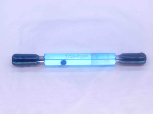 7/16 20 UNF 2A SPECIAL SET THREAD PLUG GAGE .4375 GO NO GO PD'S = .4017 & .3980 - DW33657CT4