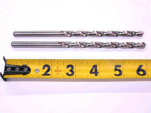 2PCS PTD 7mm HSS TWIST DRILL BIT 3016 6.9mm SHANK 90mm LOC 156mm OAL - MW3452CM4