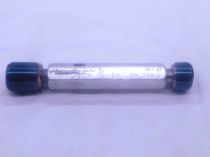 3/4 16 PREPLATE THREAD PLUG GAGE .75 .750 GO NO GO P.D.'S = .7109 & .7159 CHECK - DW33688CT4
