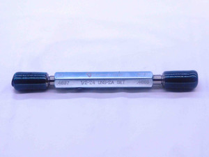 1/2 24 UNS 2A SPECIAL VERMONT SET THREAD PLUG GAGE .5 GO NO GO = .4697 & .4668 - DW33697CT4