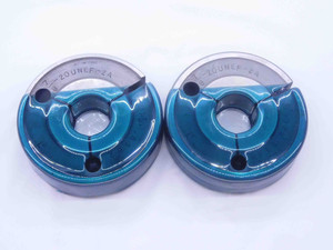 7/8 20 UNEF 2A SPECIAL THREAD RING GAGES .875 GO NO GO P.D.'S = .8382 & .8338 - DW33720CT4