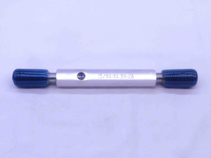 15/32 32 NS 2A SPECIAL SET THREAD PLUG GAGE .4687 GO NO GO PD'S = .4445 & .4420 - DW33759CT4