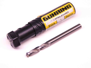 GUHRING 4.98mm CARBIDE SCREW MACHINE TWIST DRILL BIT No.730 21.75mm LOC - BR9264CM4