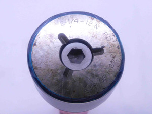 2 1/4 12 N SPECIAL SET THREAD PLUG GAGE 2.25 2.250 GO ONLY P.D. = 2.1949 CHECK - DW33797OB5