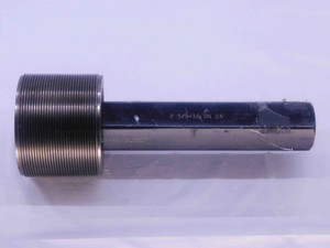 2 5/8 16 UN 2A SET THREAD PLUG GAGE 2.625 2.6250 GO ONLY P.D. = 2.5827 CHECK - DW33798OB5