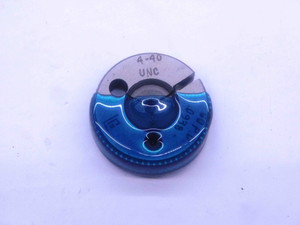 4 40 UNC SPECIAL THREAD RING GAGE #4 .112 GO ONLY PD = .0938 3A INSPECTION CHECK - DW33821CT4