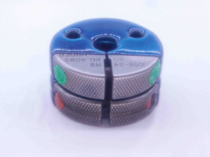 7/16 24 NS THREAD RING GAGES .4375 GO NO GO P.D.'S = .4093 & .4045 INSPECTION - DW33878CT4