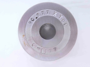 .3770 CL X MASTER PLAIN BORE RING GAGE .3750 +.0020 OVERSIZE 3/8 9.576 mm .377 - MW3535AH5