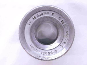 18.900 CL Y MASTER PLAIN BORE RING GAGE 19.000 -.100 UNDERSIZE 19 mm .7441 18.90 - MW3630AH5