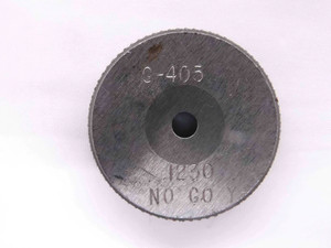 .1230 CL Y CARBIDE MASTER PLAIN BORE RING GAGE .1250 -.0020 1/8 3 mm .123 - MW3672AH5