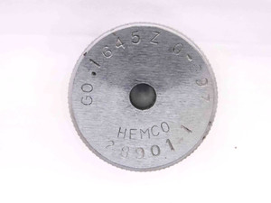 .1645 CLASS Z MASTER PLAIN BORE RING GAGE .1563 +.0082 OVERSIZE 5/32 4 mm - MW3682AH5