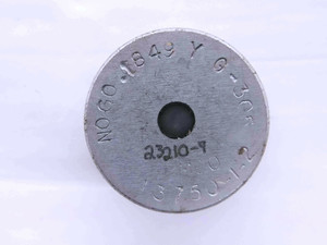 .1849 CLASS Y MASTER PLAIN BORE RING GAGE .1875 -.0026 UNDERSIZE 3/16 4.696 mm - MW3716AH5