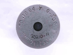 .1864 CLASS Y MASTER PLAIN BORE RING GAGE .1875 -.0011 UNDERSIZE 3/16 4.735 mm - MW3717AH5