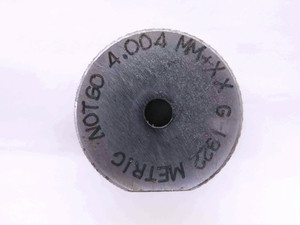 4.004 CLASS XX MASTER PLAIN BORE RING GAGE 4.000 +.004 OVERSIZE 4 mm .1576 - MW3727AH5
