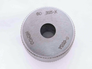 .3115 CLASS X MASTER PLAIN BORE RING GAGE .3125 -.0010 UNDERSIZE 5/16 8 mm - MW3785AH5