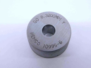 8.320 CLASS Y MASTER PLAIN BORE RING GAGE 8.000 +.320 OVERSIZE 8 mm .3276 8.32 - MW3792AH5