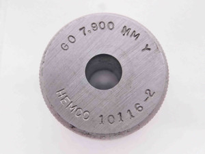 7.900 CLASS Y MASTER PLAIN BORE RING GAGE 8.000 -.100 UNDERSIZE 8 mm .3110 7.90 - MW3810AH5