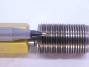 M20 X 1.5 6g PREPLATE SET THREAD PLUG GAGE 20 GO NO GO P.D.'S = 18.969 & 18.828 - DW33974CT4