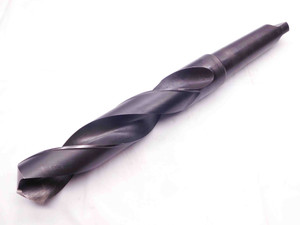 TRW 2 1/16 O.D. HSS TWIST DRILL BIT MORSE TAPER #5 SHANK 9 3/4 LOC 2.0625 MT5
