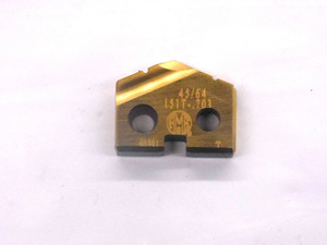 1pc NEW AMEC 151T-.703 TiN COATED COBALT SPADE DRILL INSERT SERIES #1 T-A 45/64" - MW4038CT4