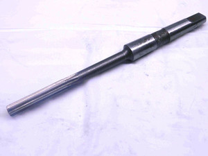 9/32 O.D. HSS REAMER MORSE TAPER #1 SHANK 6 FLUTE MT1 .28125 .2813 ONSIZE - CL0066BD4