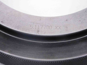 5.1177 CL XX MASTER PLAIN BORE RING GAGE 5.1250 -.0073 5 1/8 130 mm USA MADE - MW4127AP5