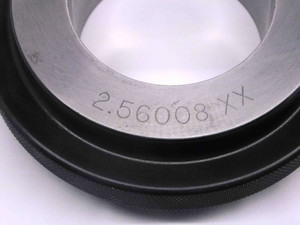 2.56008 CL XX MASTER PLAIN BORE RING GAGE 2.5625 -.0024 2 9/16 65 mm USA MADE - MW4138AP5