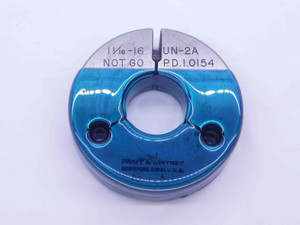 1 1/16 16 UN 2A THREAD RING GAGE 1.0625 NO GO ONLY P.D. = 1.0154 INSPECTION - DW34142CT4