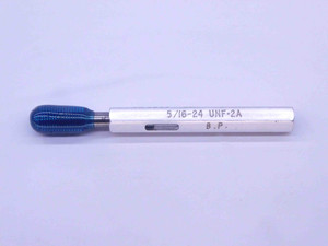 5/16 24 UNF 2A BEFORE PLATE SET THREAD PLUG GAGE .3125 GO ONLY P.D. = .2833 - DW34263CT4