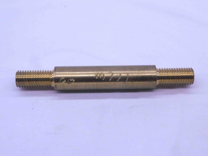 SHOP MADE M7 X 1 BRASS THREAD PLUG GAGE 7 1.0 INSPECTION CHECK GO AND NO GO - DW34278AX5