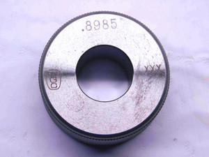 .8985 CLASS XXX MASTER PLAIN BORE RING GAGE .9063 -.0078 UNDERSIZE 29/32 23 mm - CL0427AG5 .8985 CLASS XXX MASTER PLAIN BORE RING GAGE .9063 -.0078 UNDERSIZE 29/32 23 mm - CL0427AG5