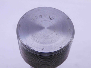 SHOP MADE M59 X 1.5 THREAD PLUG GAGE 59 METRIC INSPECTION CHECK - DW34411AP5