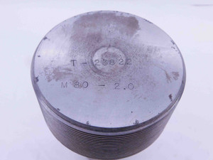 SHOP MADE M80 X 2 THREAD PLUG GAGE 80 2.0 METRIC INSPECTION CHECK - DW34414AP5