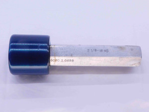 2 1/8 18 NS SET THREAD PLUG GAGE 2.125 2.1250 GO ONLY P.D. = 2.0889 UNS 3A - DW34425AP5