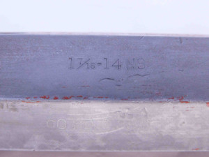 1 7/16 14 NS SET THREAD PLUG GAGE 1.4375 GO ONLY P.D. = 1.3911 INSPECTION UNS-3A - DW34427AP5
