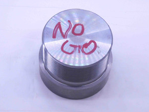 SHOP MADE 2 1/4 16 THREAD PLUG GAGE 2.25 2.250 2.25"-16 NO GO INSPECTION CHECK - DW34458AG5