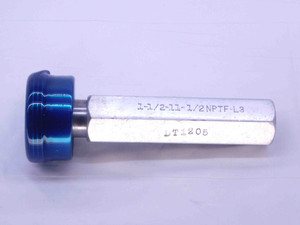 1 1/2 11 1/2 NPTF L3 PIPE THREAD PLUG GAGE 1.5 1.50 1.500 1.5000 N.P.T.F. CHECK - DW34472AG5