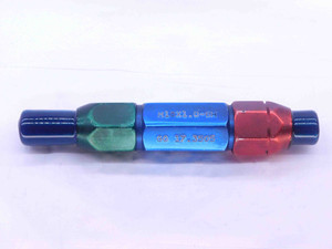 M18 X 1 6H METRIC THREAD PLUG GAGE 18 1.0 GO NO GO P.D.'S = 17.350 & 17.510 - DW34568AP5