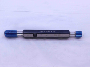 M10 X .75 6H METRIC THREAD PLUG GAGE 10 0.75 GO NO GO P.D.'S = 9.513 & 9.645 - DW34574AP5 M10 X .75 6H METRIC THREAD PLUG GAGE 10 0.75 GO NO GO P.D.'S = 9.513 & 9.645 - DW34574AP5