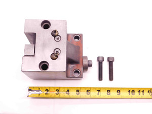 1" TURNING STATIC TOOL HOLDER BLOCK 70mm X 90mm BOLT HOLE PATTERN COOLANT THRU - BR9701CP4