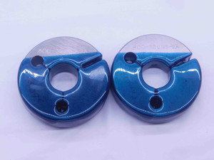 .800 32 UNS 2A THREAD RING GAGES .8 .80 .8000 GO NO GO P.D.'S = .7786 & .7749 - DW34669BD5