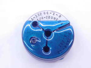 1/4 20 UNC 2A SPECIAL THREAD RING GAGE .25 .250 .2500 GO ONLY P.D. = .2154 CHECK - DW34688LVR