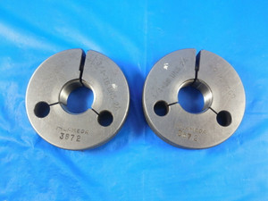 3/4 16 UNS 2A THREAD RING GAGES .75 GO NO GO P.D.'S= .7056 & .7009 INSPECTION - BL0837CCRL