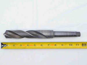 PTD 1 1/4 O.D. HSS TWIST DRILL BIT MORSE TAPER #3 SHANK 5 3/8 LOC 1.25 MT3 CNC - BR9750CM4