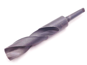 2 1/2 O.D. HSS FLAT BOTTOM TWIST DRILL BIT MORSE TAPER #4 SHANK 2.5 MT4