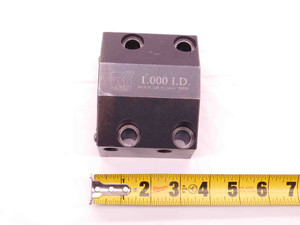 HAAS 1" I.D. LATHE TURRET TOOL HOLDER BLOCK 45mm X 80mm BOLT PATTERN COOLANT - BR9778AW5
