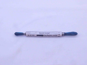 2 56 NC 1 SET THREAD PLUG GAGE #2 .086 .0860 GO NO GO P.D.'S = .0736 & .0708 - DW34804CT4