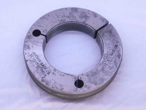 3 3/8 12 UN 2A THREAD RING GAGE 3.375 3.3750 NO GO ONLY P.D. = 3.3126 CHECK - DW34825BX4