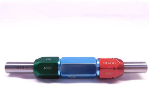 .6300 & .6330 CL ZZ PIN PLUG GAGE GO NO GO .6250 +.0050 5/8 16 mm .630 .633 - DM0030CT4