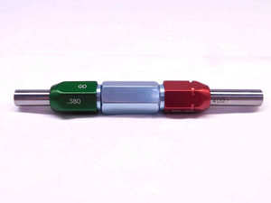 .3800 & .4000 CL ZZ PIN PLUG GAGE GO NO GO .3750 +.0050 3/8 10 mm .380 .400 - DM0033CT4